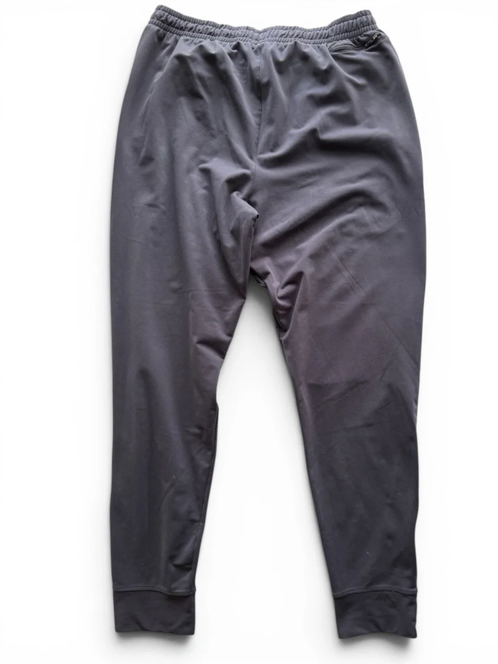 NIKE Dri-FIT Gray Tapered Track Pants Joggers Men’s XL Zip Ankle